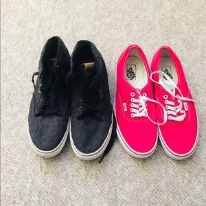 (SOLD)2) pair of Vans